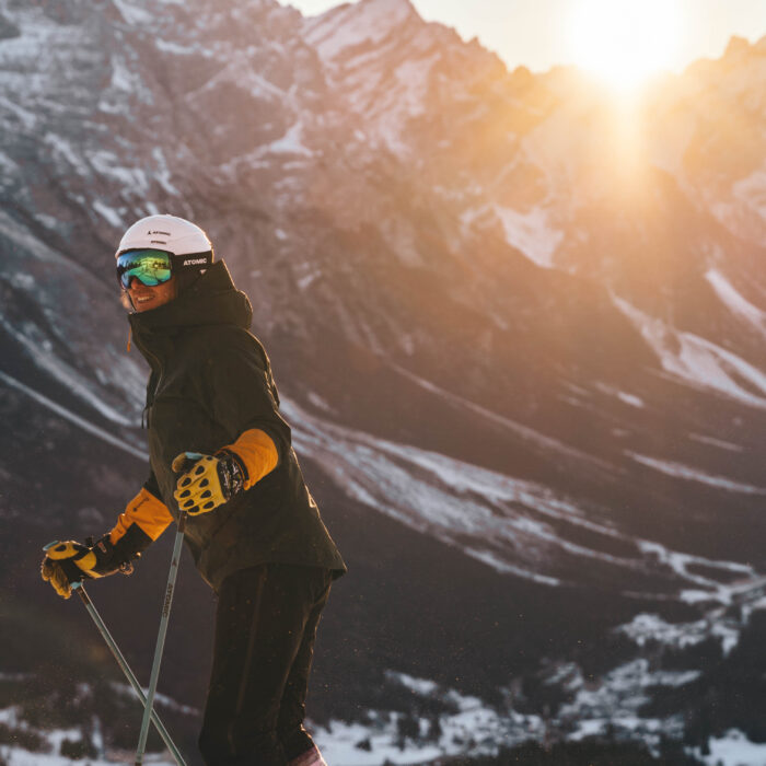 Werner Heel at sunrise